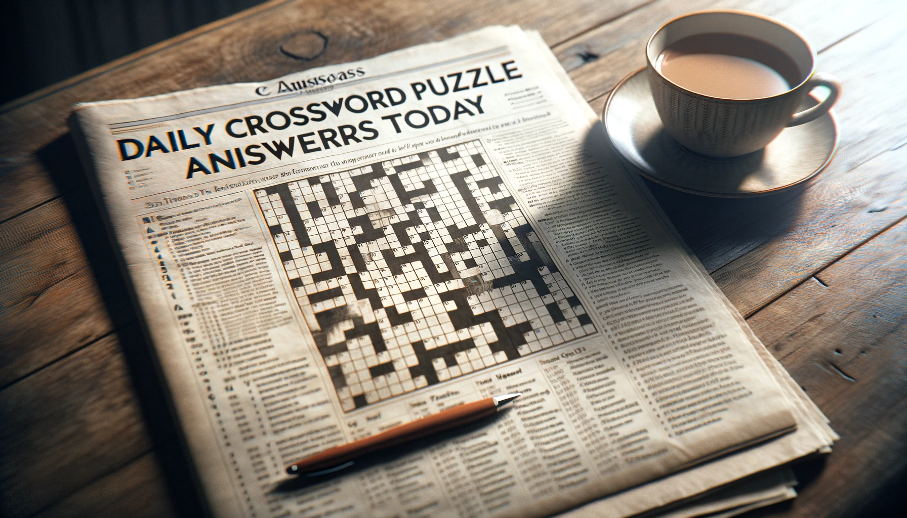 daily crossword puzzle answers today