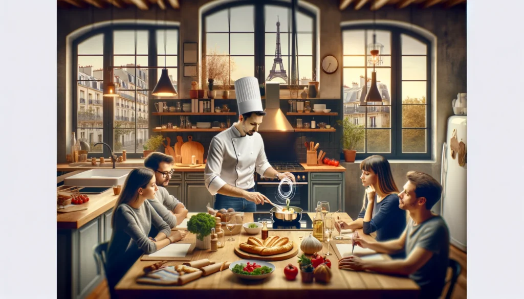 genießen sie eine moderne französisch kochen lektion und essen mit einem pariser in ihrem haus